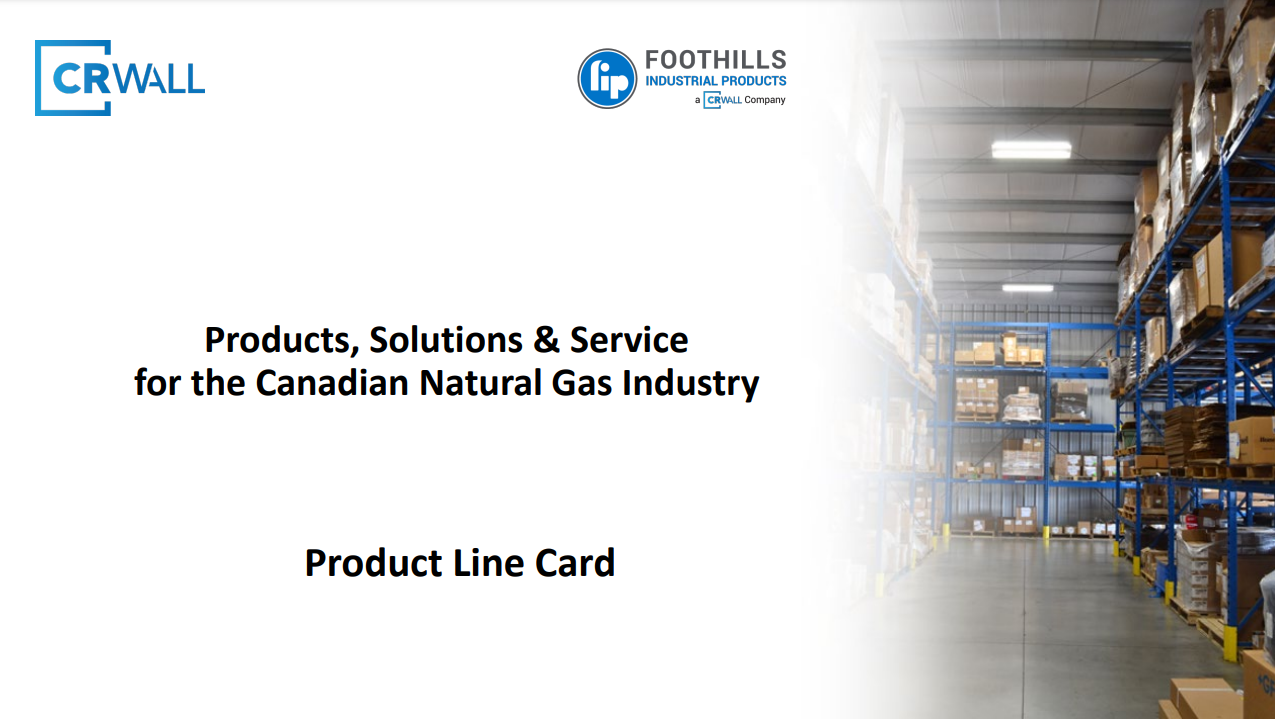 CR Wall Product Line Card